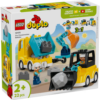 Lego duplo town 10475 3i1 entreprenørkøretøjer