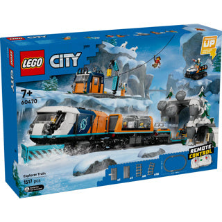 Lego city forskningstog på nordpolen køretøjslegetøj - 60470