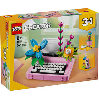 Lego creator 3i1 skrivemaskine med blomster - 31169
