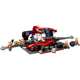 Lego city f1 pitstop og pitbesætning med ferraribil - 60443