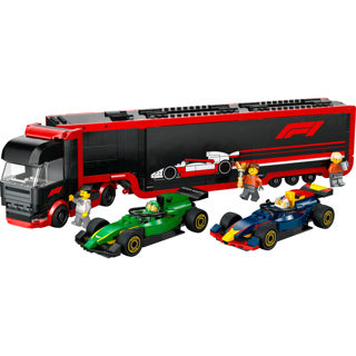 Lego City F1 Lastbil med RB20 og AMR24 F1® Cars Legesæt - 60445