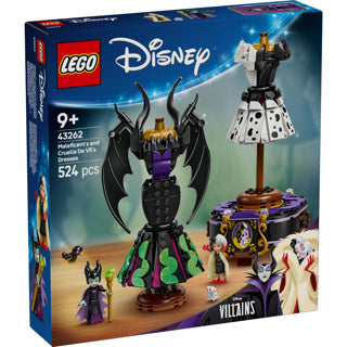 Lego ® Disney Villains - Maleficent og Cruella de Vils kjoler - 43262