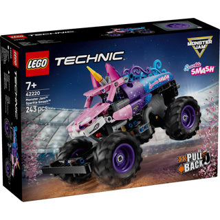 Lego Technic 42220 Monster Jam Sparkle Smash Træk tilbage