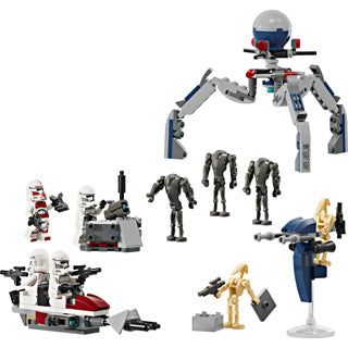 Lego star wars clone trooper™ battle droid™ kamppakke - 75372