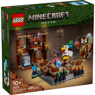 Lego Minecraft arenaen ved skovpalæet - 21272