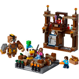 Lego Minecraft arenaen ved skovpalæet - 21272