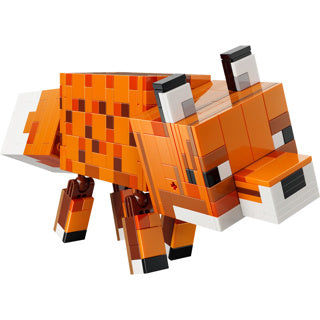 Lego minecraft ræven børnehave dekoration og dyrelegetøj til børn - 21588