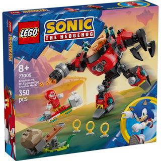 Lego® Sonic the Hedgehog™ Knuckles vs. Dr. Eggman Egg Crusher Mech - 77005