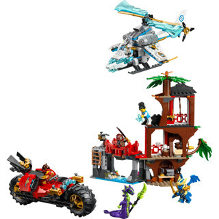 Lego ninjago 71857 ninja køretøjer ved træhuset