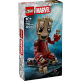 Lego marvel large i ravager jumpsuit - bygbart superheltelegetøj til børn - 76341