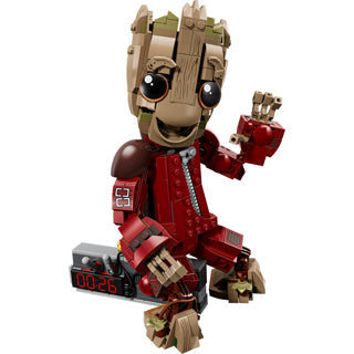 Lego marvel large i ravager jumpsuit - bygbart superheltelegetøj til børn - 76341