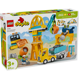Lego duplo by 10476 3in1 byggeplads og køretøjer