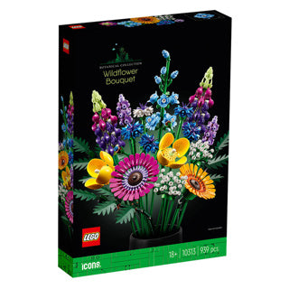 Lego ikoner vilde blomster buket byggesæt til voksne, botanisk samling - 10313