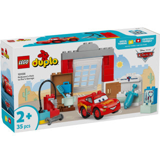 Lego Duplo Disney og Pixar Cars McQueens besøg i Docs Garage - 10456