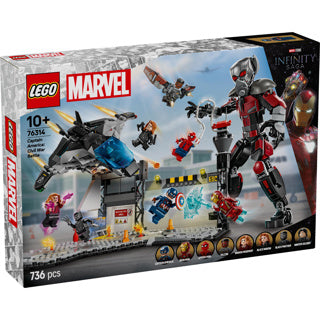 Lego superhelte 76314 kaptajn amerika borgerkrig actionscene