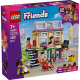 Lego friends musikbutik og boligbyggesæt til børn - 42653