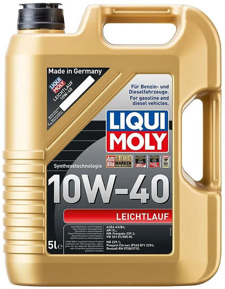 Liqui moly motorolie let luft letløbende 10w-40 5 ltr lm