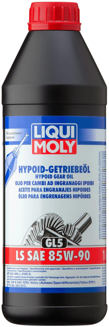Liqui moly getriebeöl hypoid gl 5 ls hypoid gearolie gl5 ls lm sae 85w-90 1l