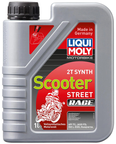 Liqui moly motoröl motorcykel 2t synth scooter street race racer scooter 2t 1ltr. lm