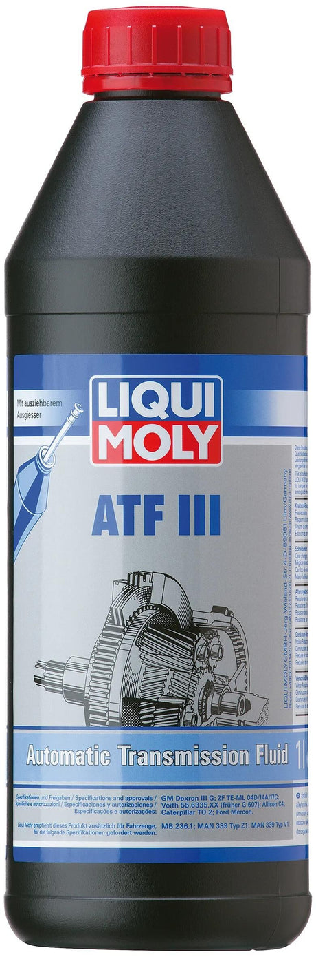 Liqui moly transmissionsolie atf iii gearolie atf-dexron 1 ltr.