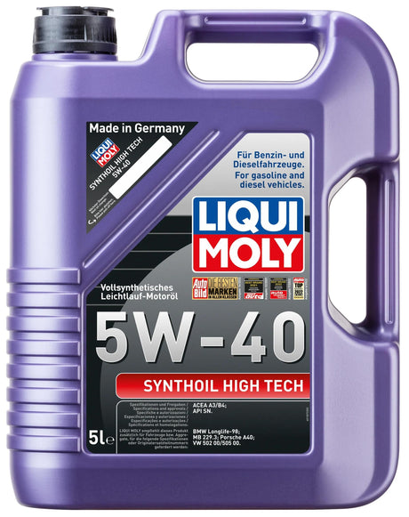 Liqui moly motorolie synthoil high tech synth.high tech 5w-40 5 ltr.
