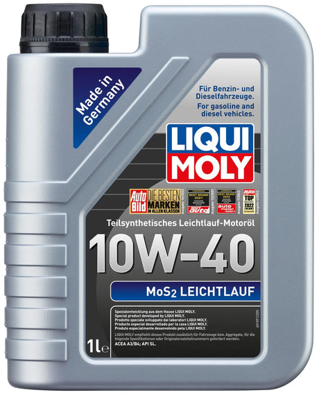 Liqui moly motorolie mos2 leichtlauf mos2-lightrunning olie 1 l 10w-40hd