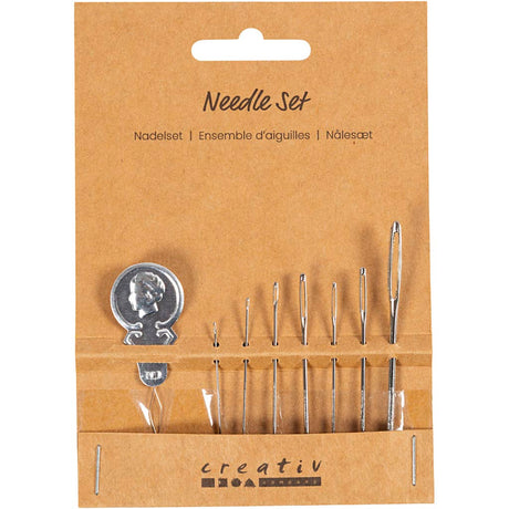 Creativ firma nålesæt, l: 3,8-7 cm, 1 æske