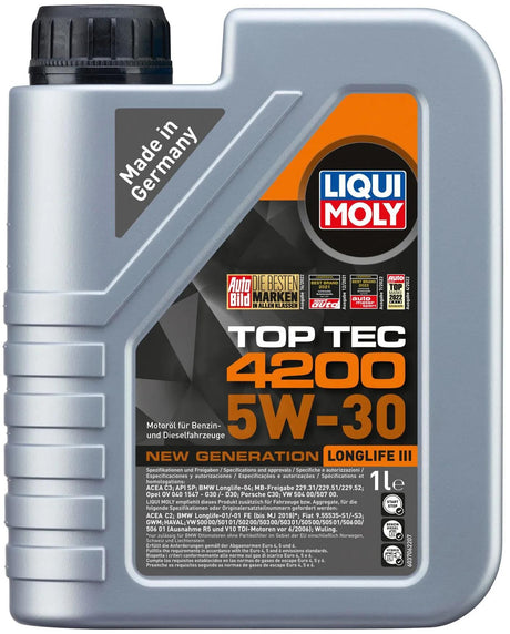 Liqui moly motorolie top tec 4200 ny generation top tech 4200 5w-30 1l motorolie