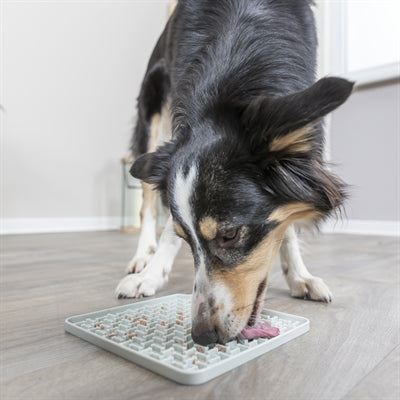 Trixie lick'n'snack mat silikone lysegrå