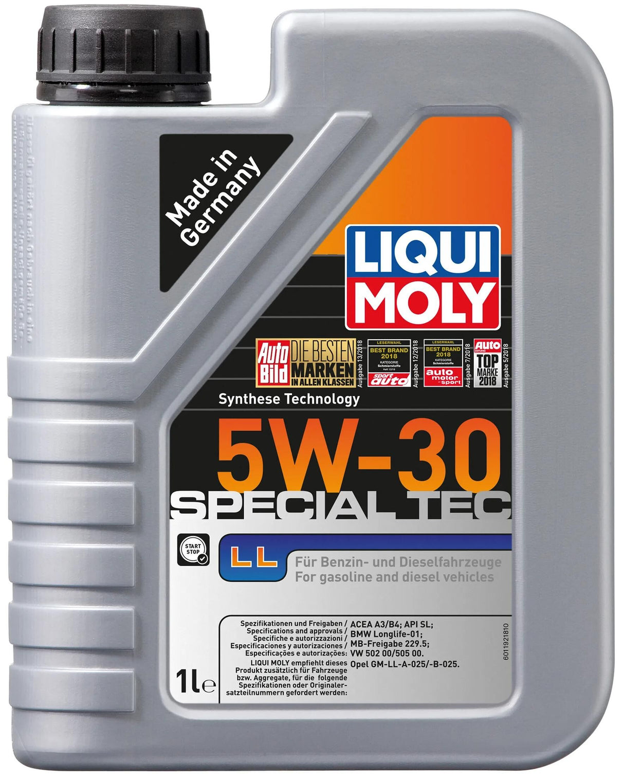 Liqui moly motor oil special tec ll special tec ll 5w-30 1l motor oil