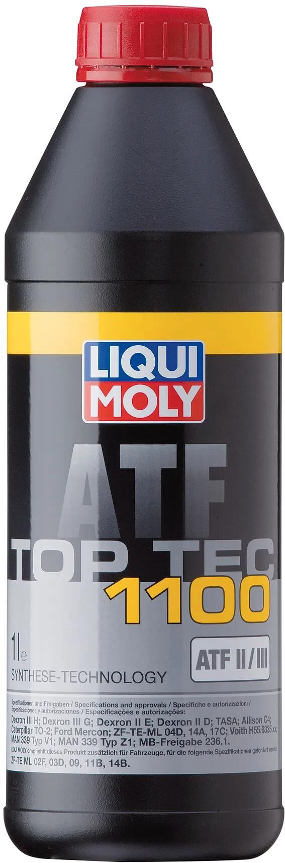 Liqui moly hydraulikolie top tec atf 1100 getr-oel toptec atf1100 plastikflaske 1l
