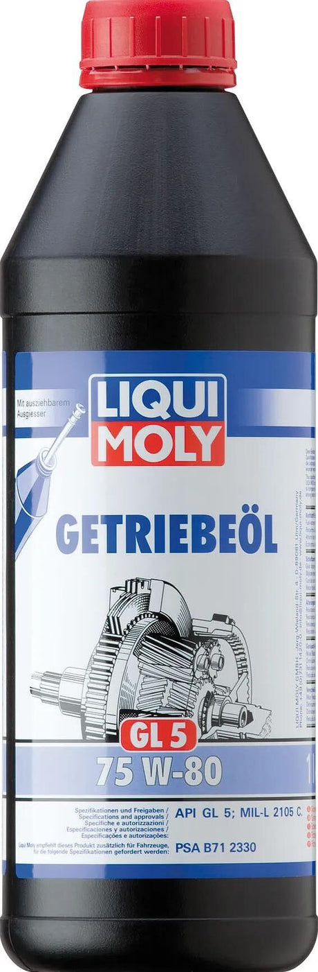 Liqui moly getriebeöl gl5 gearolie gl5 75w-80 dosis 1l