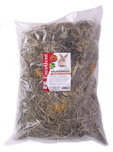 Fremragende urtehø Marigold og brændenælde