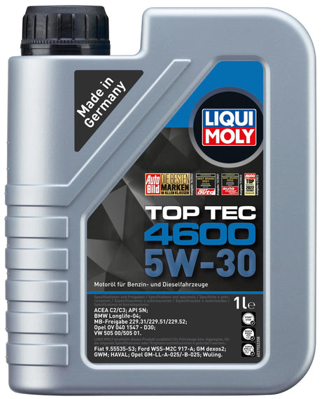 Liqui moly motorolie top tec 4600 motorolie 5w30 1l top tec 4600