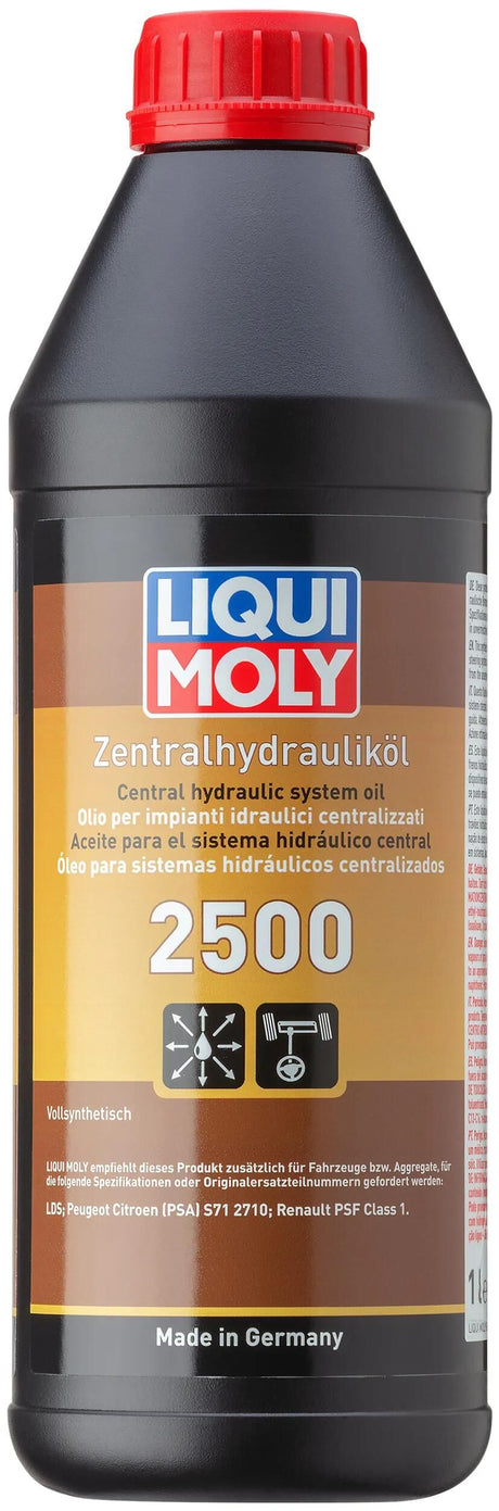 Liqui moly hydrauliköl 2500 cenral hydraulikolie 2500 dåse indhold 1l