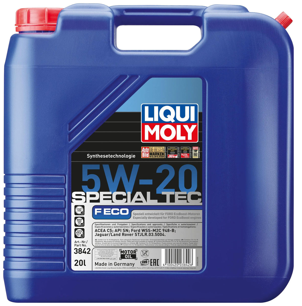 Liqui moly motorolie special tec f eco spec.tec f eco 5w-20 20l