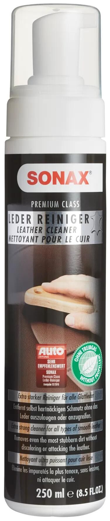Sonax læderpleje premium klasse læderrens læderrens 250ml