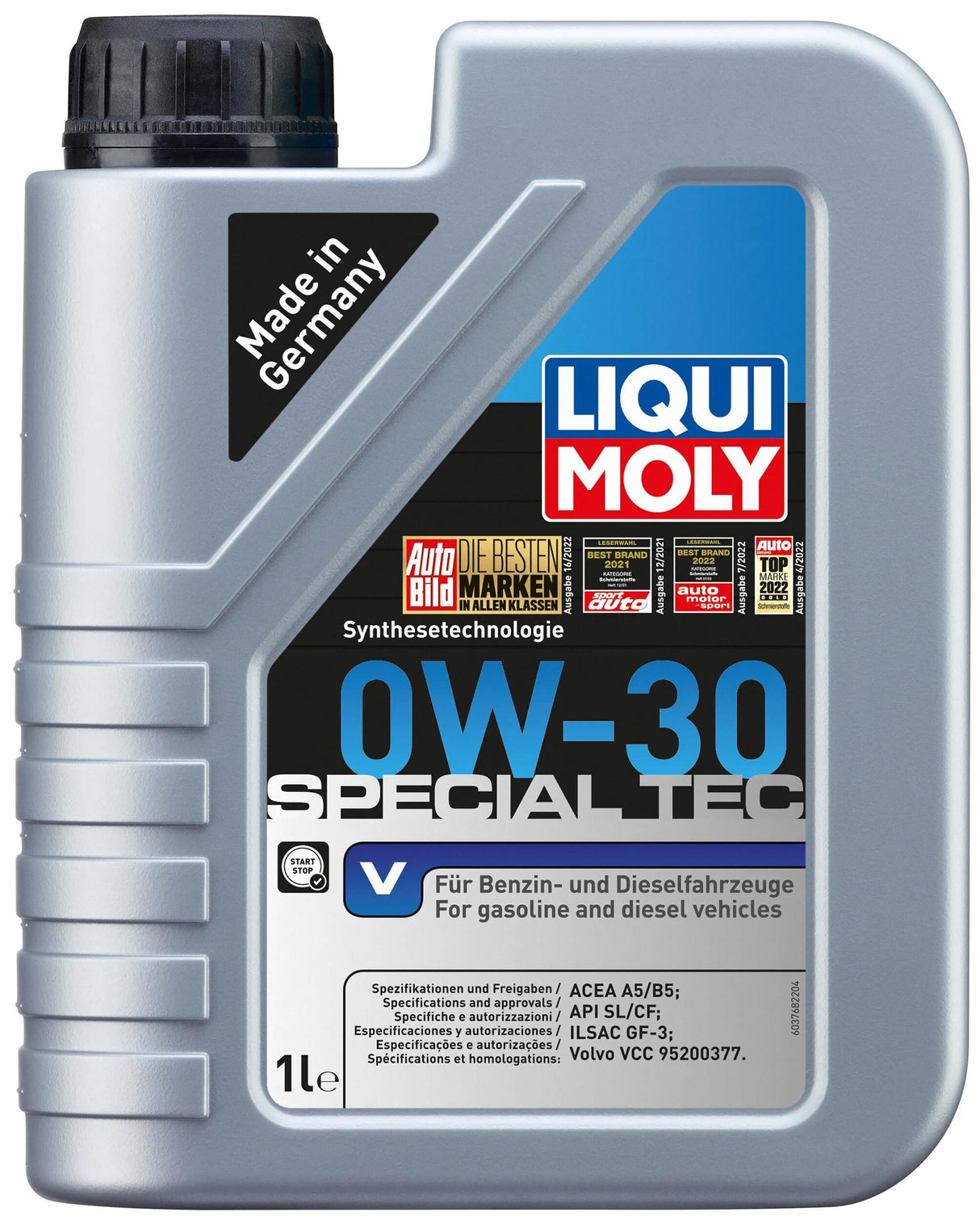 Liqui moly motorolie special tec v special tec v 0w-30 1 ltr lm