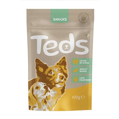 Teds insektbaseret snack semi-poist