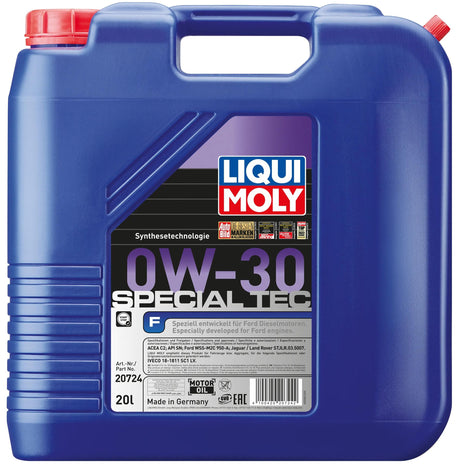 Liqui moly motorolie special tec f special tec f 0w-30 20l