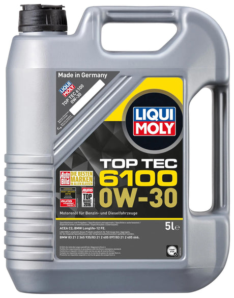Liqui moly motorolie top tec 6100 olie top tec 6100 5l 0w-30