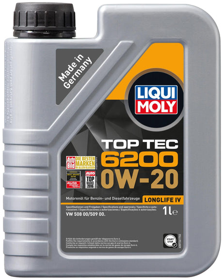 Liqui moly motorolie top tec 6200 olie top tec 6200 1l 0w-20