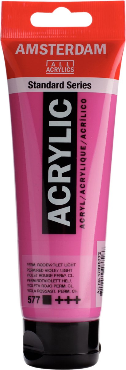 Amsterdam standard series acrylverf tube 120 ml permanentroodviolet licht 577