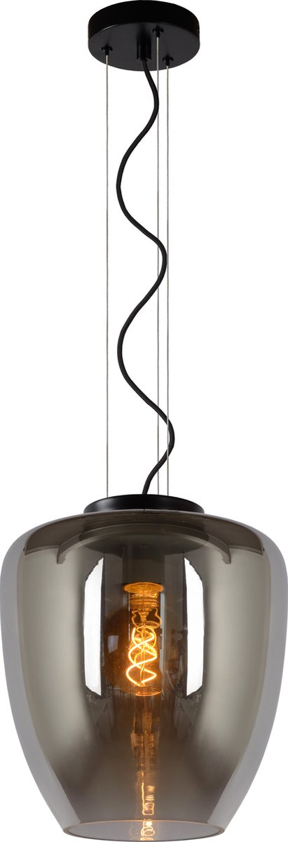 Lucide florien - hængelampe - ø 28 cm - 1xe27 - fumé