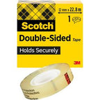 Dobbeltsidet tape uden dispenser 665 scotch 12,7mmx22,8m