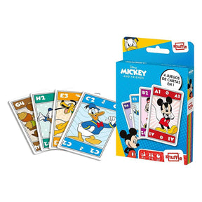 Disney shuffle kortspil 4i1 mickey friends