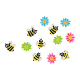 Mini Gummet Bee Friends in Glass, 12 ..