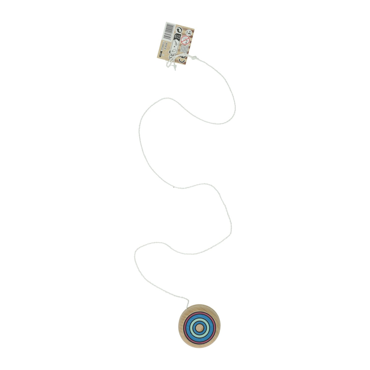 Rc træ-jojo med cirkler, 5 cm