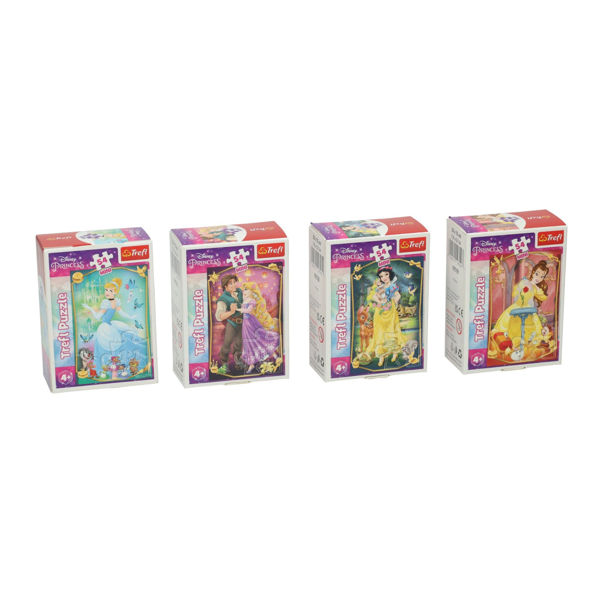 Disney mini puslespil prinsesse, 54 stk.