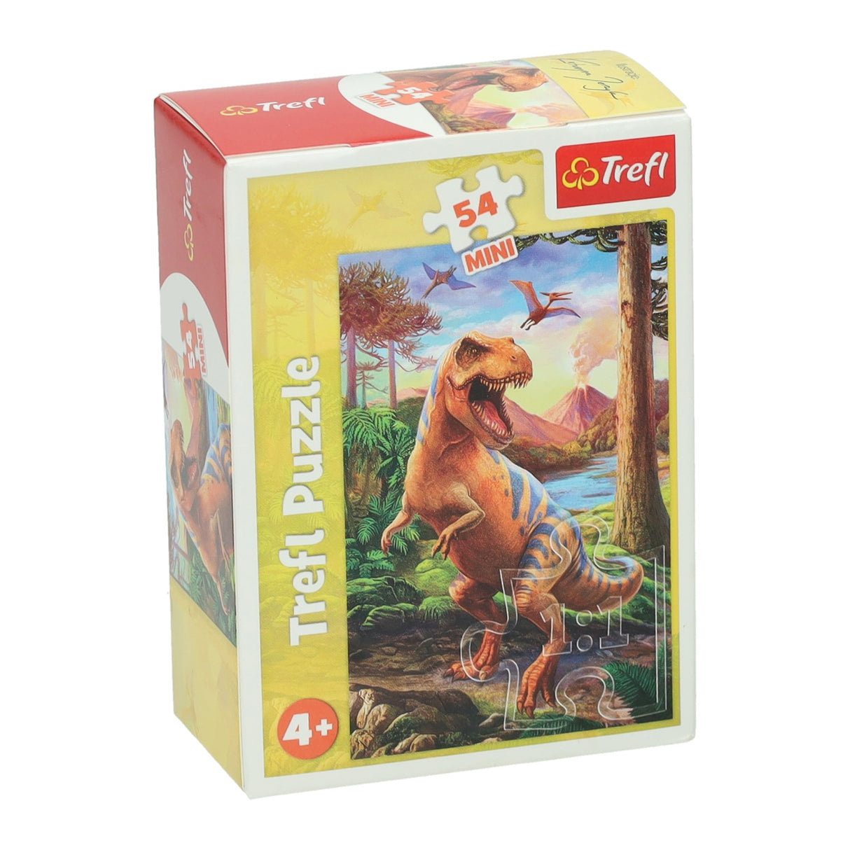 Minipuslespil fantastisk dinosaur, 54 stk.